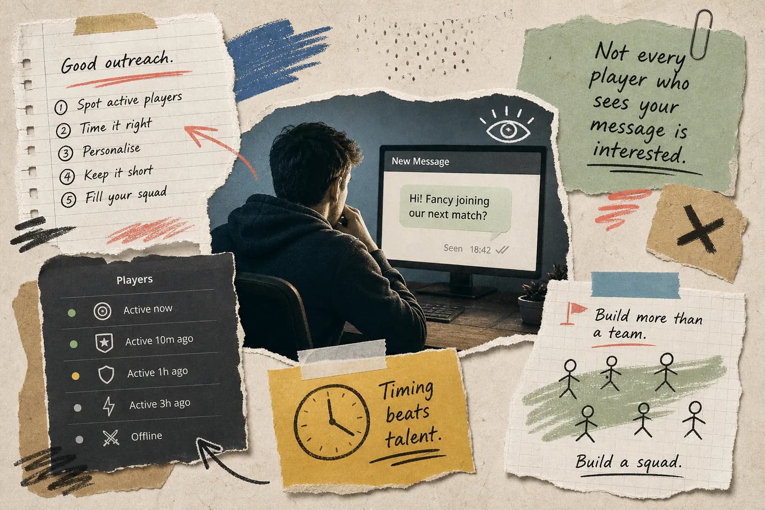 Why Players Post Looking, Then Ignore the Message